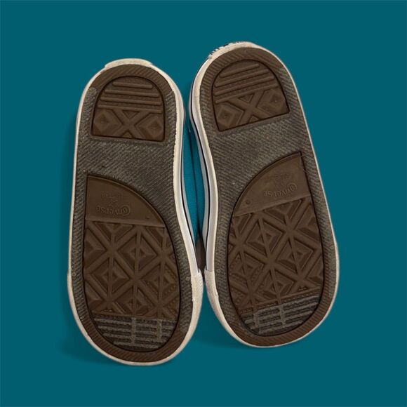 Toddler Converse All Star Sneakers - Size 7 - Turquoise Blue - Picture 5 of 5